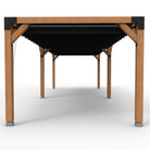 Pergola hout XL met twee schuifbare schaduwdoeken - Rijpex