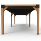 Pergola hout XL met twee schuifbare schaduwdoeken - Rijpex