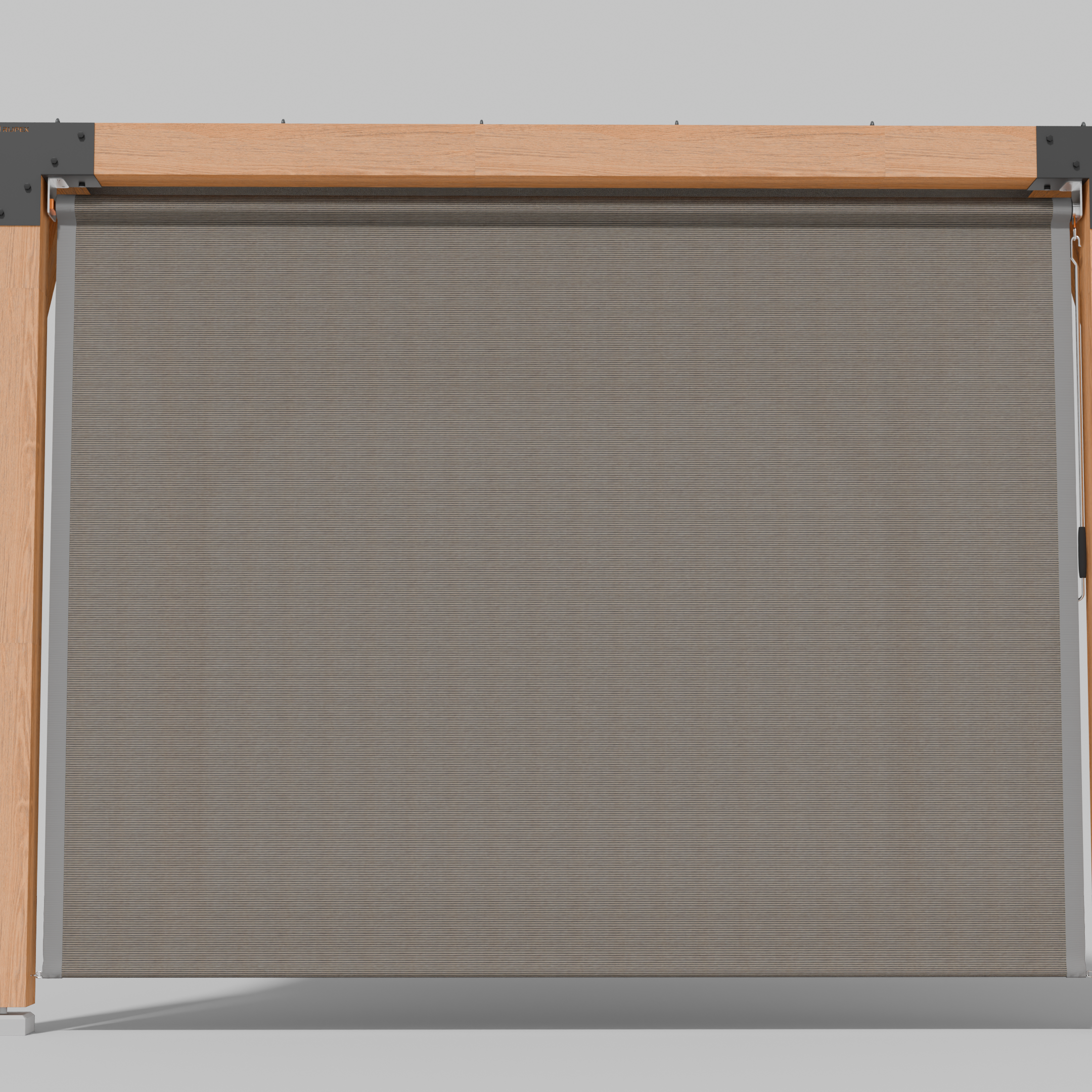 Buiten Rolgordijn HDPE – Schaduwdoek Zijwand Pergola - Rijpex