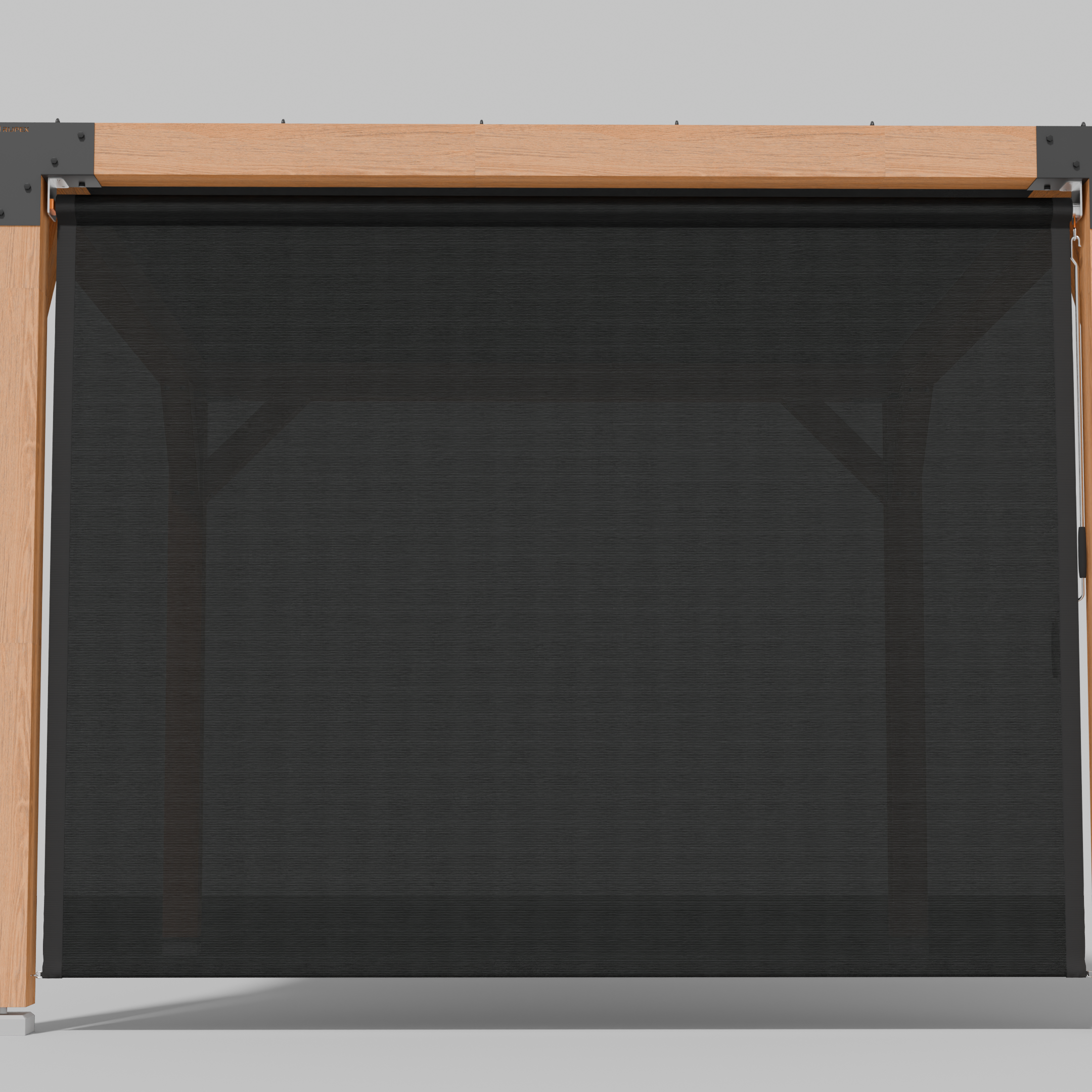 Buiten Rolgordijn HDPE – Schaduwdoek Zijwand Pergola - Rijpex