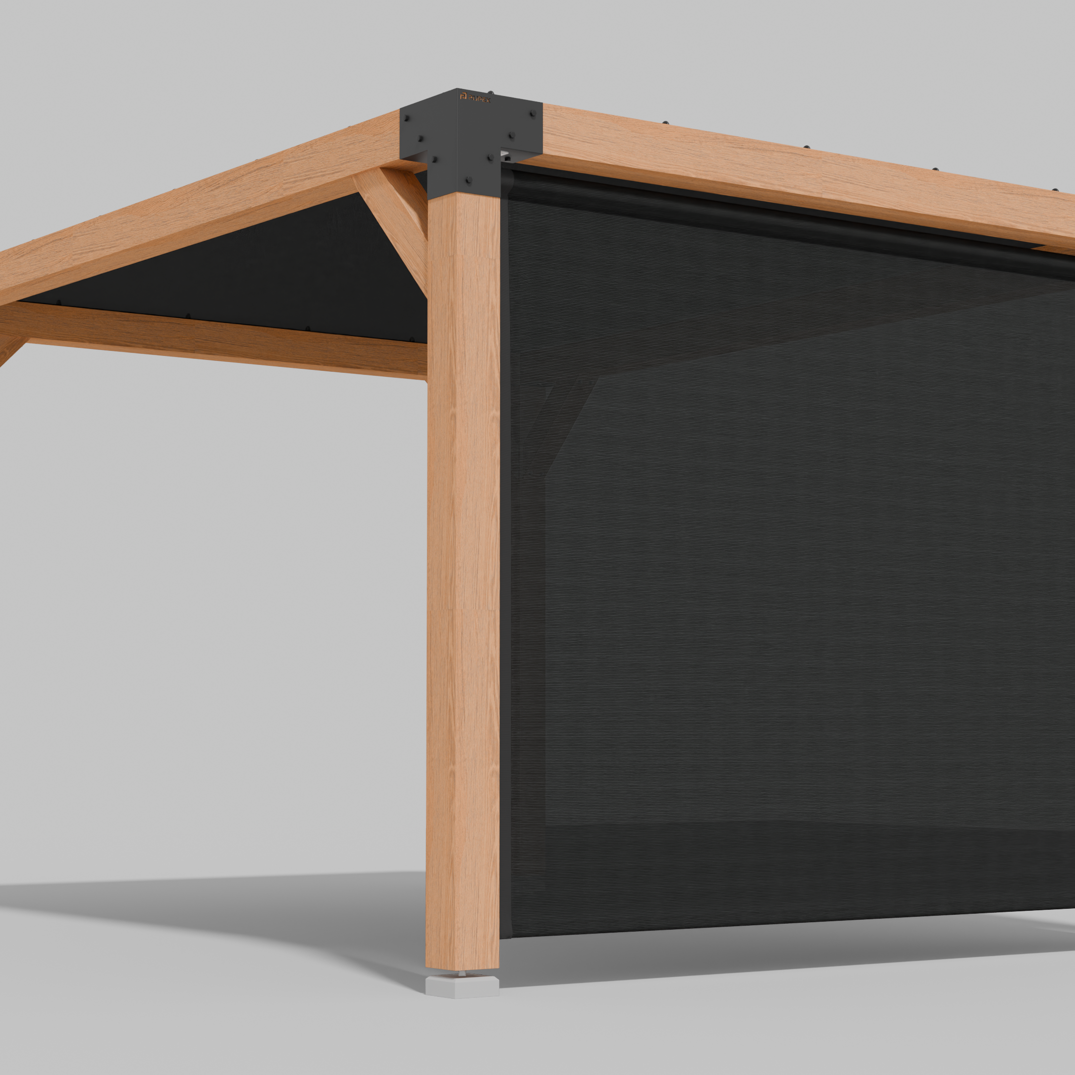 Buiten Rolgordijn HDPE – Schaduwdoek Zijwand Pergola - Rijpex