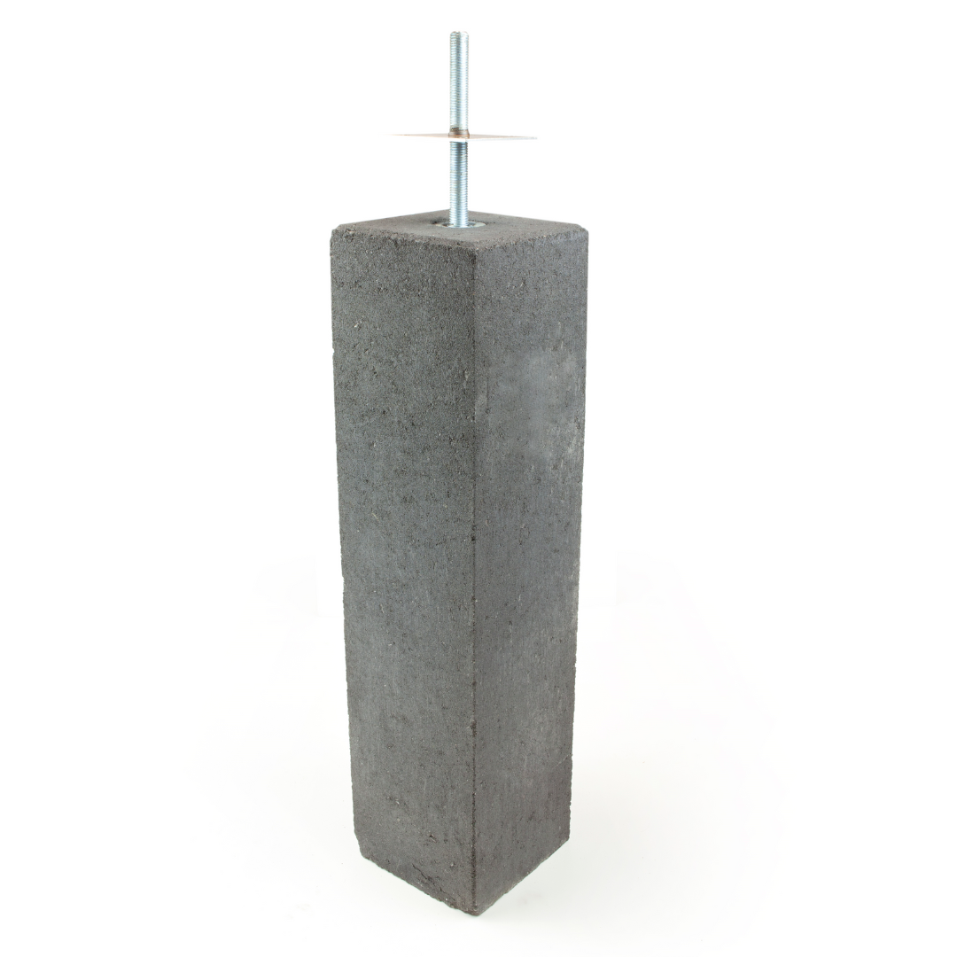 Betonpoer Ruw 15x15x60cm - Rijpex