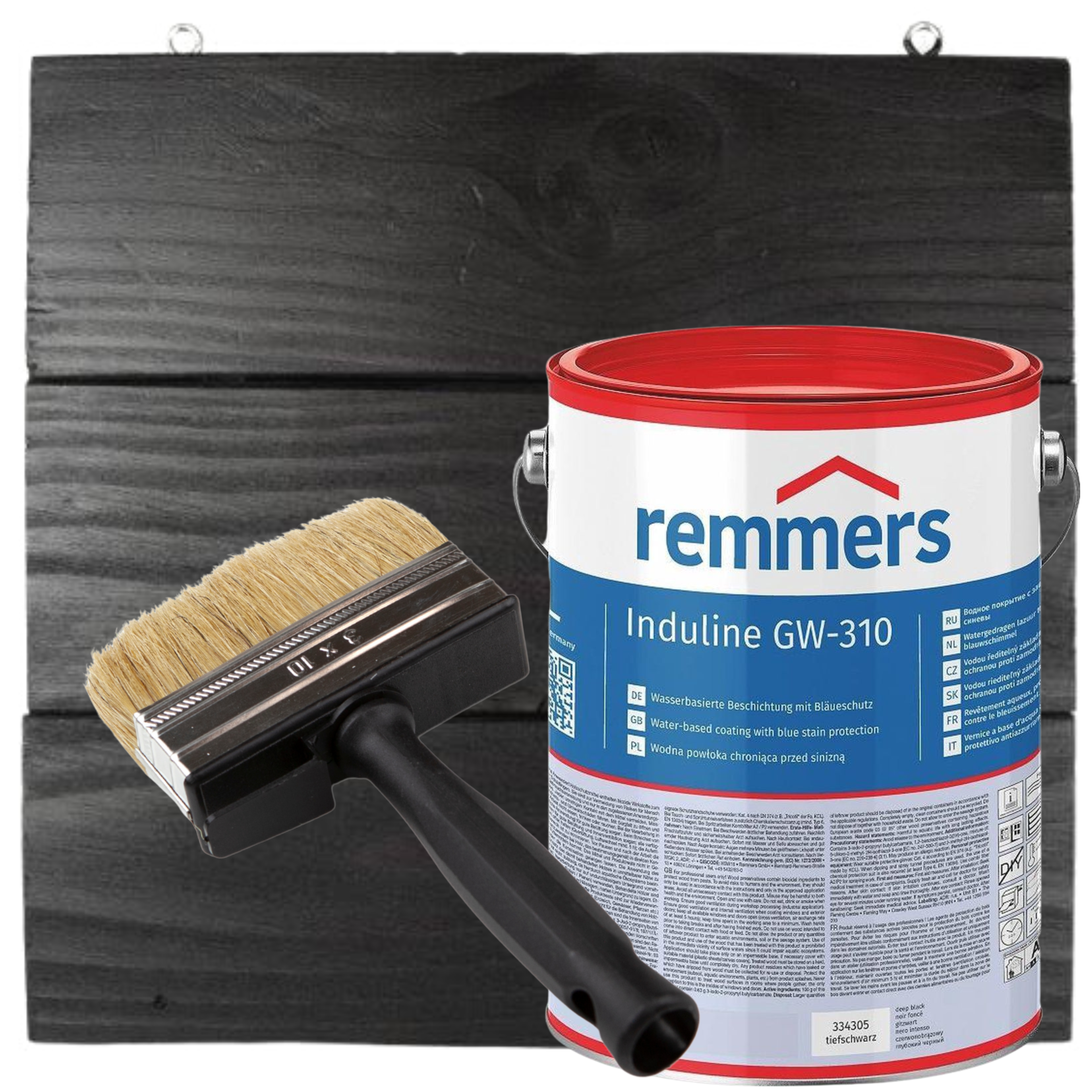 Remmers Beits GW310 | Diep Zwart | Hout Behandeling | 5 Liter - Rijpex