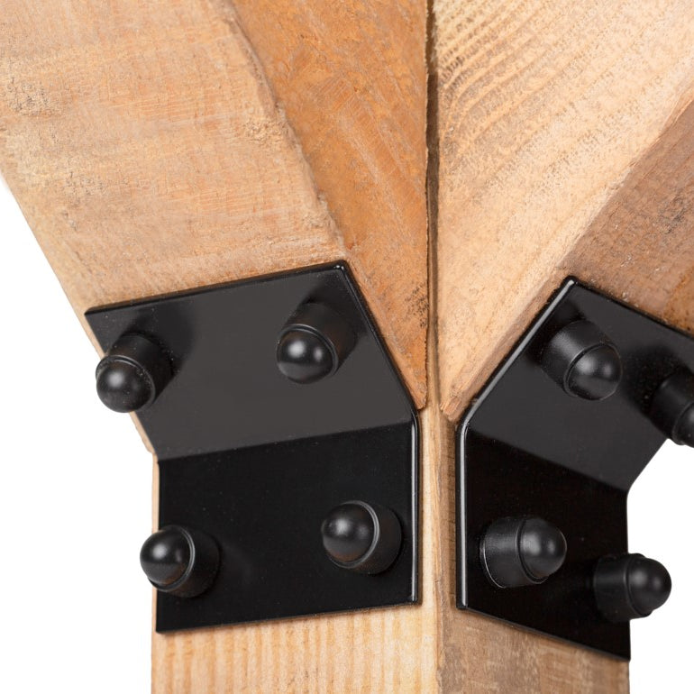 2x Schoorplaat 45º 90x90 120x120 150x150 - Rijpex