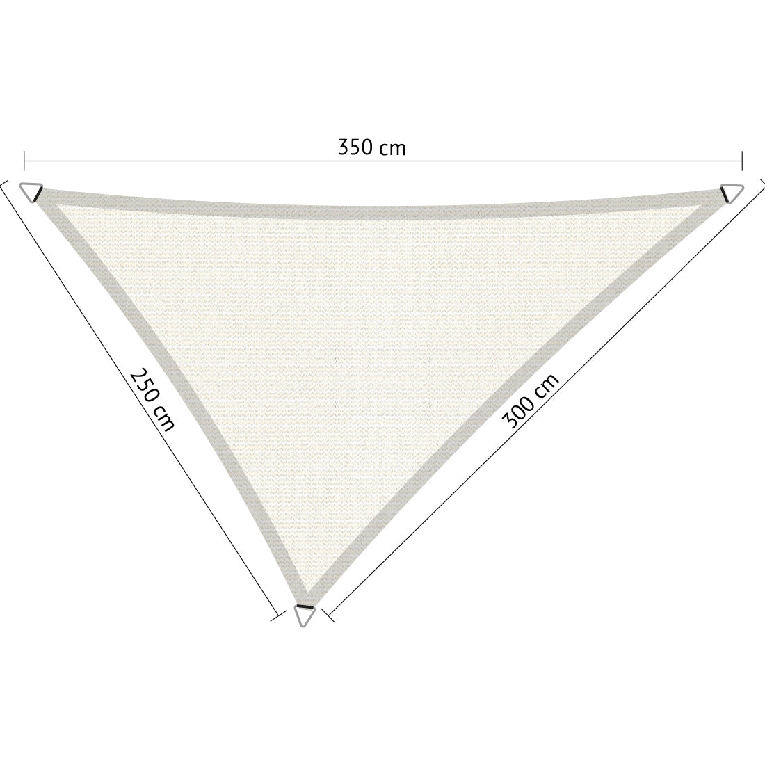 Ongelijkzijdige Driehoek Schaduwdoek - Rijpex
