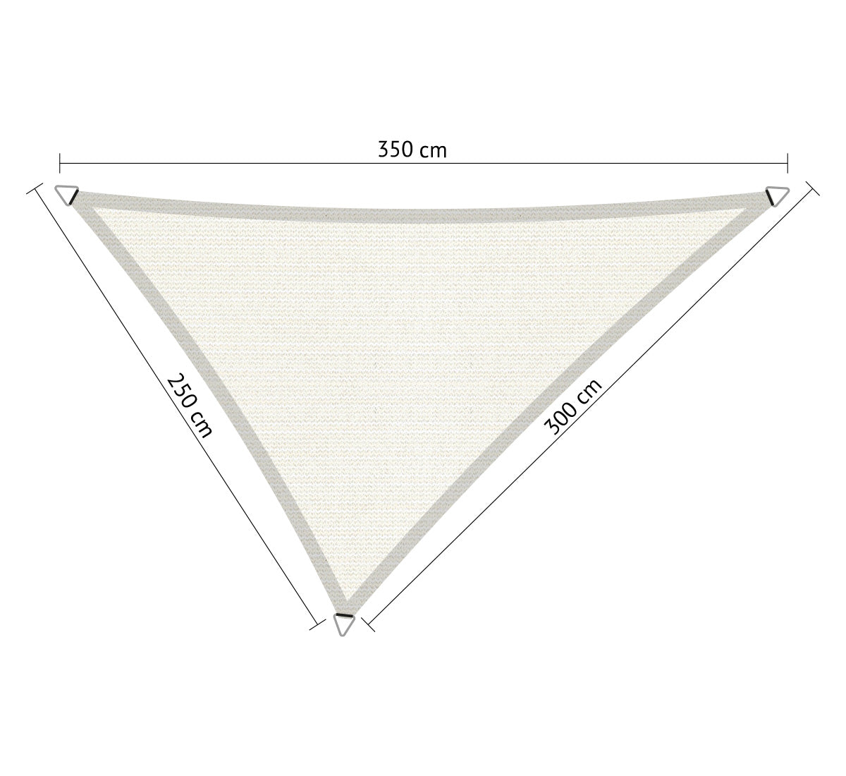 Ongelijkzijdige Driehoek Schaduwdoek - Rijpex