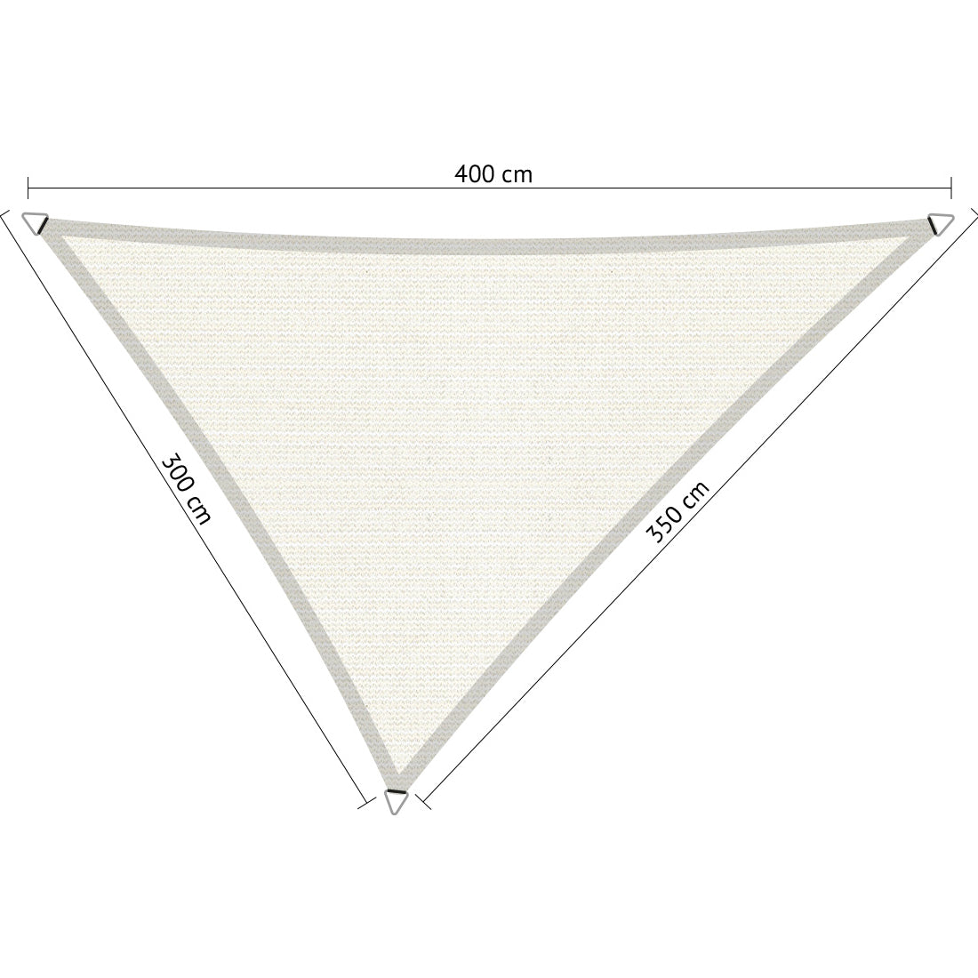 Ongelijkzijdige Driehoek Schaduwdoek - Rijpex