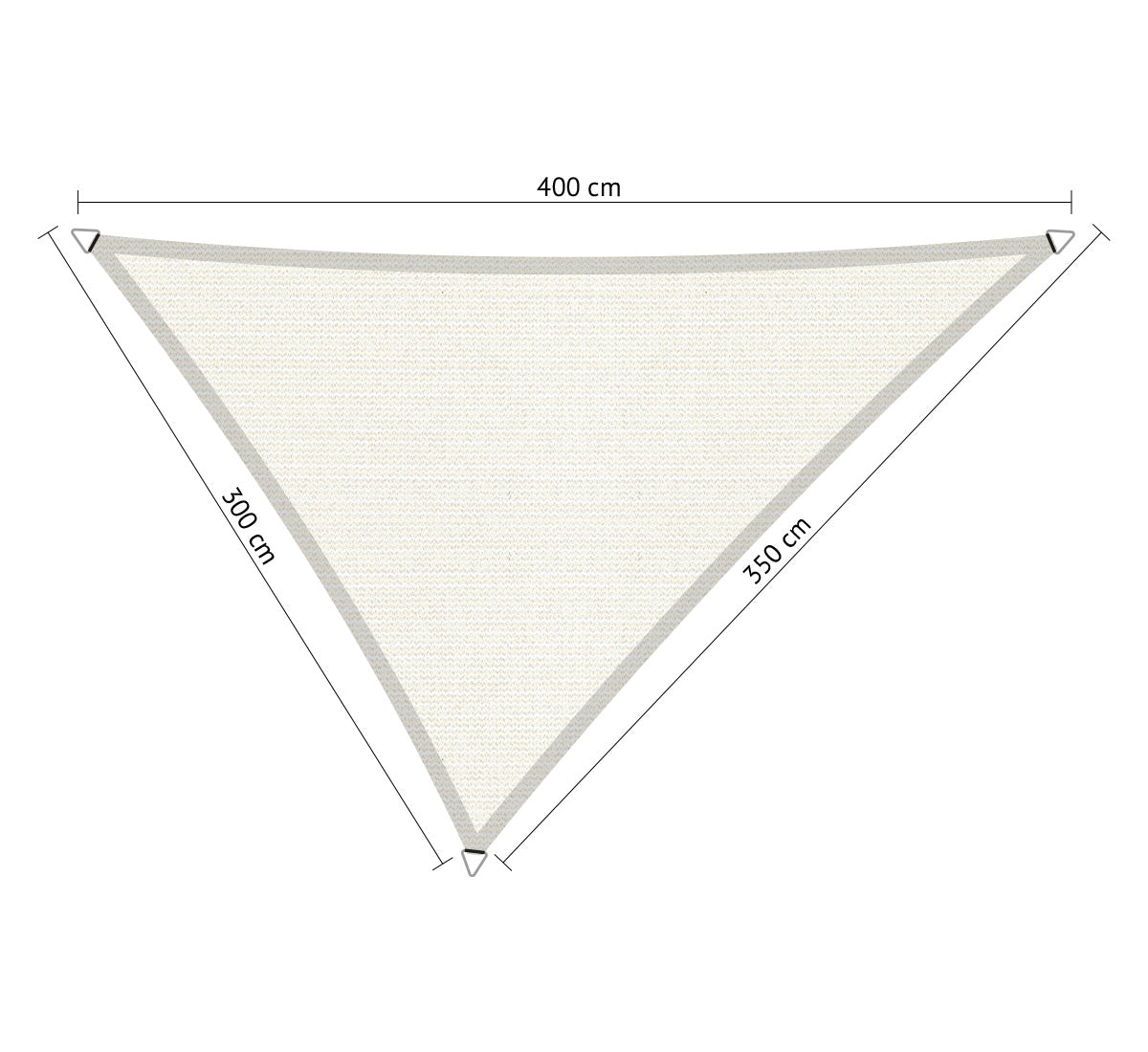 Ongelijkzijdige Driehoek Schaduwdoek - Rijpex