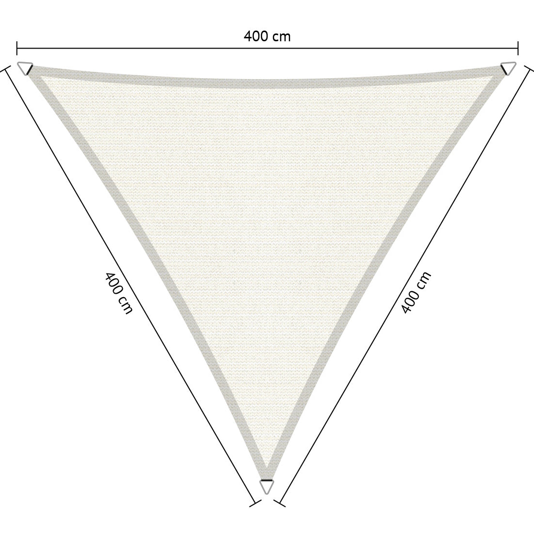 Gelijkzijdig Driehoek Schaduwdoek - Rijpex