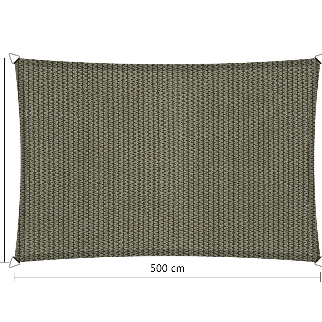 Rechthoekige schaduwdoek - Rijpex