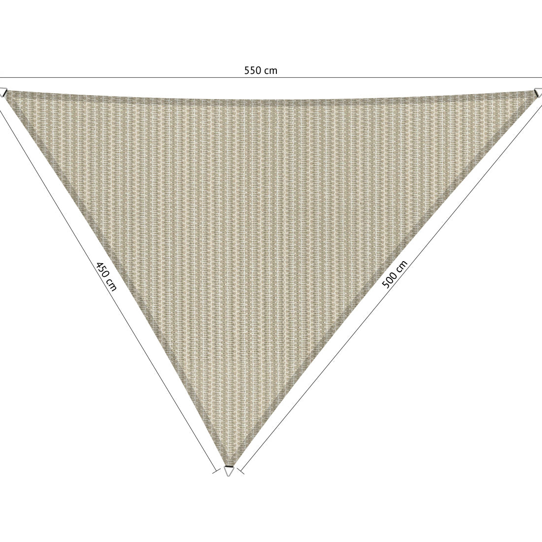 Ongelijkzijdige Driehoek Schaduwdoek - Rijpex
