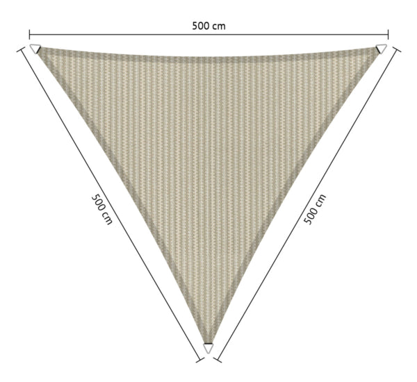 Gelijkzijdig Driehoek Schaduwdoek - Rijpex