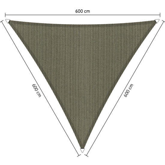 Gelijkzijdig Driehoek Schaduwdoek - Rijpex
