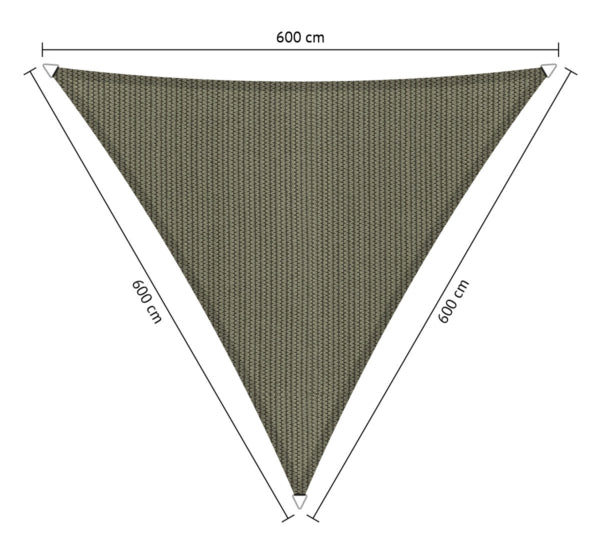 Gelijkzijdig Driehoek Schaduwdoek - Rijpex