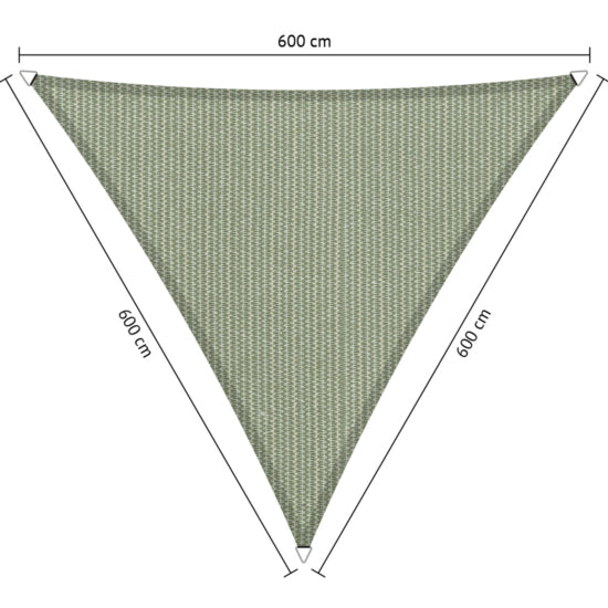 Gelijkzijdig Driehoek Schaduwdoek - Rijpex