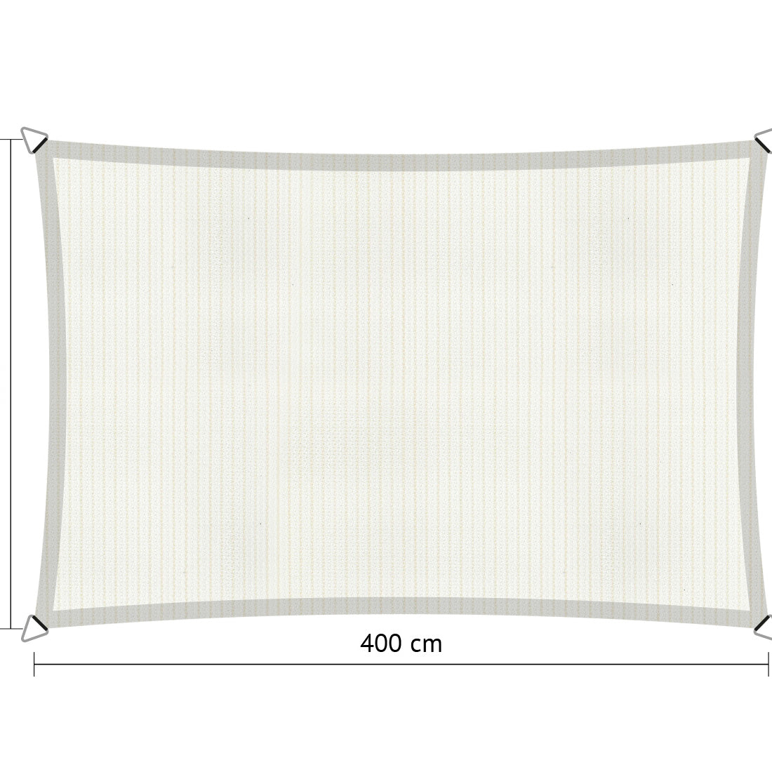 Rechthoekige schaduwdoek - Rijpex