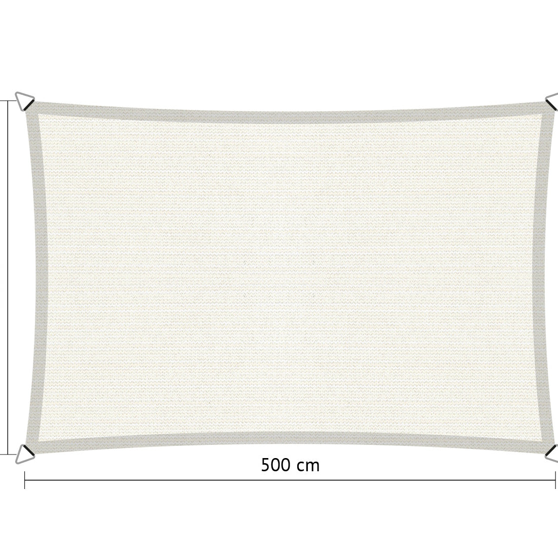 Rechthoekige schaduwdoek - Rijpex