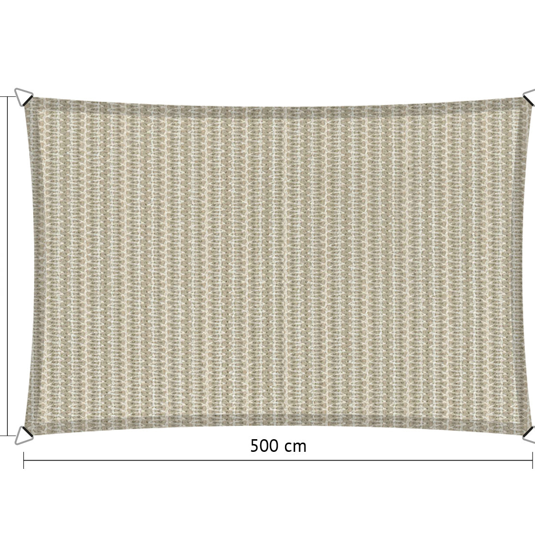 Rechthoekige schaduwdoek - Rijpex