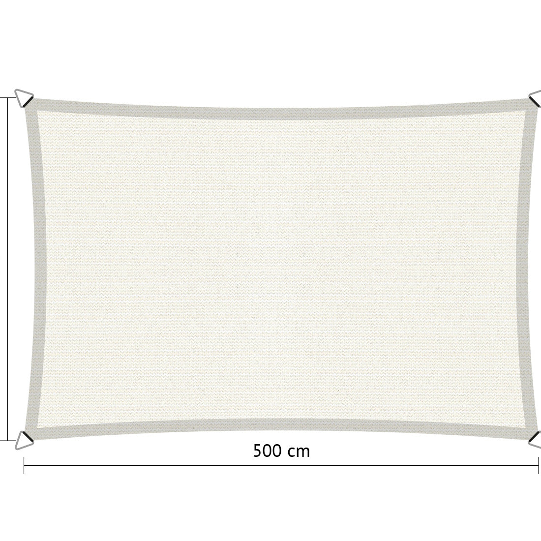 Rechthoekige schaduwdoek - Rijpex