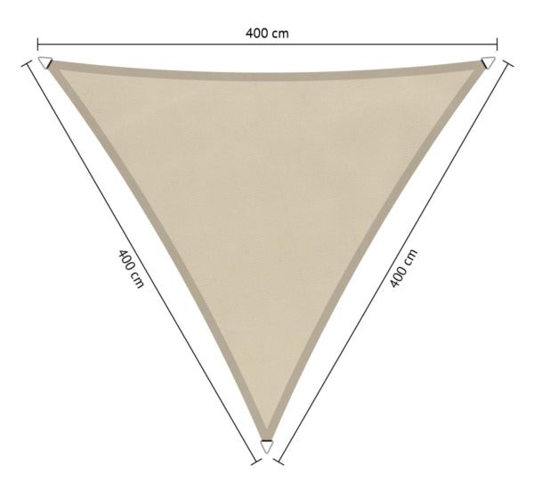 Gelijkzijdig Driehoek Schaduwdoek - Rijpex
