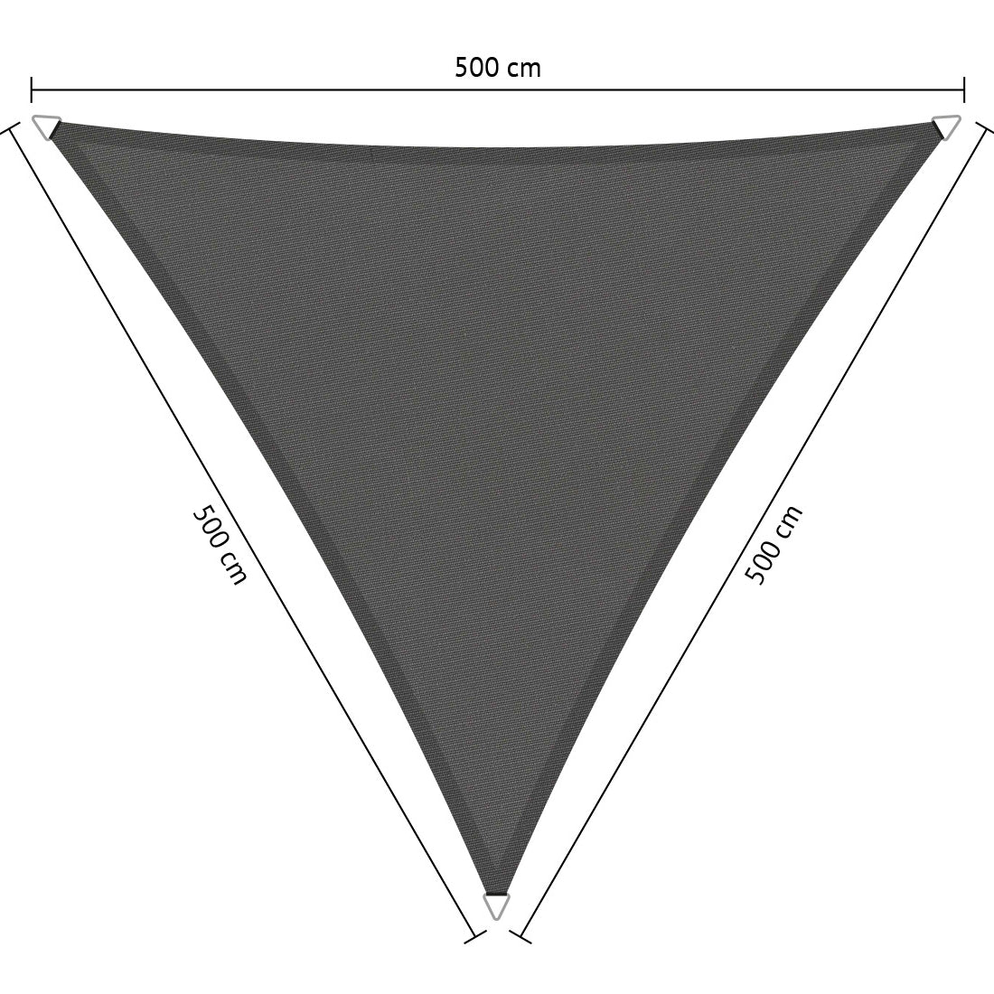 Gelijkzijdig Driehoek Schaduwdoek - Rijpex
