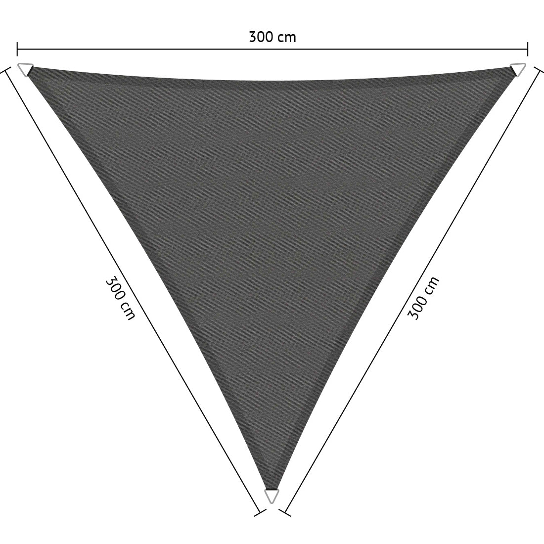 Gelijkzijdig Driehoek Schaduwdoek - Rijpex