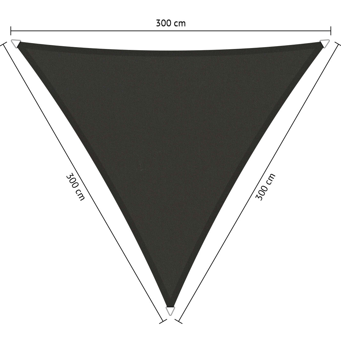 Gelijkzijdig Driehoek Schaduwdoek - Rijpex