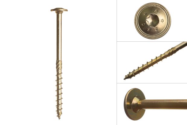 Tellerkopschroef 8,0 x 100 mm Torx - Schoor schroeven - per stuk - Rijpex