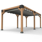 Pergola Hout Pakket Dubbel | Paaldikte 15x15cm | Harmonicadoek - Rijpex