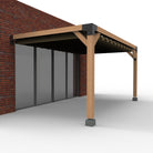 Muur Pergola Hout Pakket | Paaldikte 15x15cm | Harmonicadoek - Rijpex