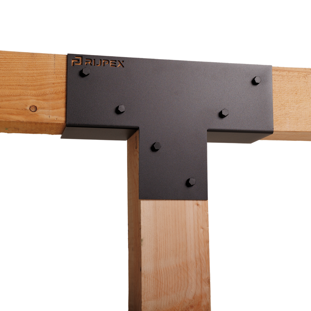 Pergola Vloerelement Zwart Gecoat voor 9 x 9 cm palen - Per Stuk Pergola Vloerelement Zwart Gecoat voor 9 x 9 cm palen - Per Stuk