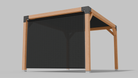 Buiten Rolgordijn HDPE – Schaduwdoek Zijwand Pergola - Rijpex