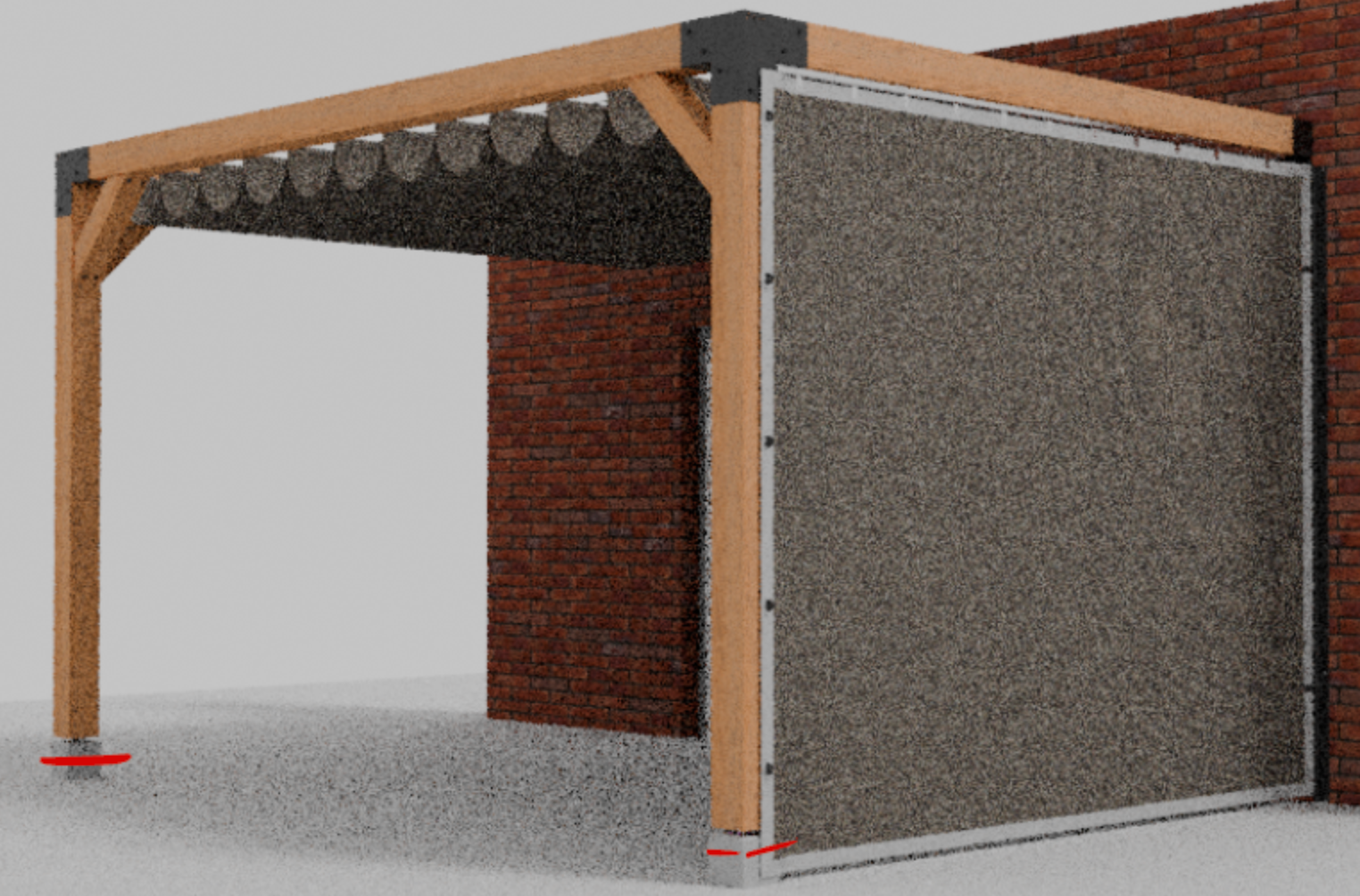 HDPE Zijwand met rail schuifsysteem en tourniquet bevestiging - Rijpex