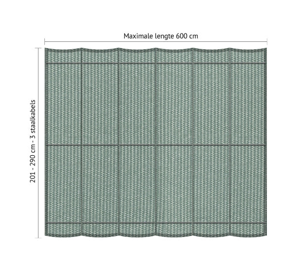 Pergola Hout Pakket | Paaldikte 15x15cm | Harmonicadoek - Rijpex