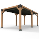 Pergola Hout Pakket Dubbel | Paaldikte 15x15cm | Harmonicadoek - Rijpex