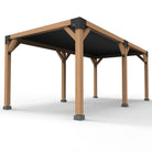 Pergola Hout Pakket Dubbel | Paaldikte 15x15cm | Schaduwdoek - Rijpex