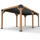 Pergola Hout Pakket Dubbel | Paaldikte 15x15cm | Schaduwdoek - Rijpex